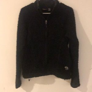 MOUNTAIN HARDWEAR WOMEN'S HIGH LOFT™ black zip front Teddy Bear jacket